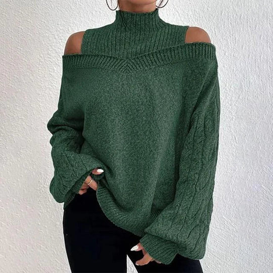Stilla | Elegant Langærmet Off-Shoulder