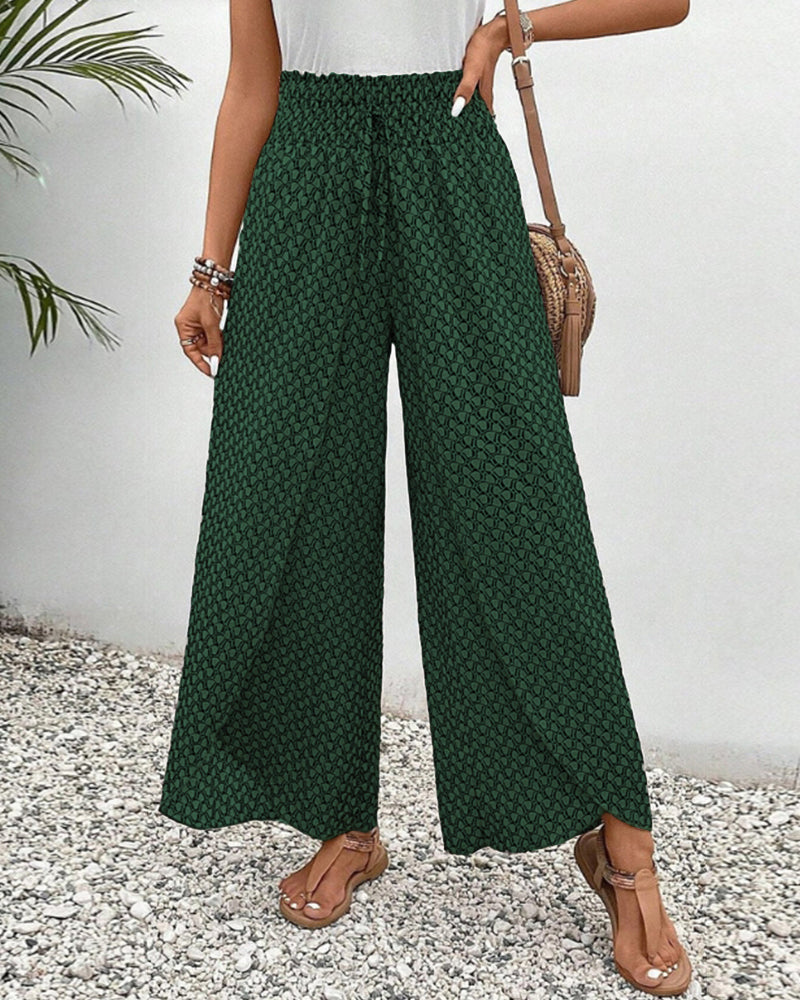 Stilla | Damebukser med Geometrisk Print