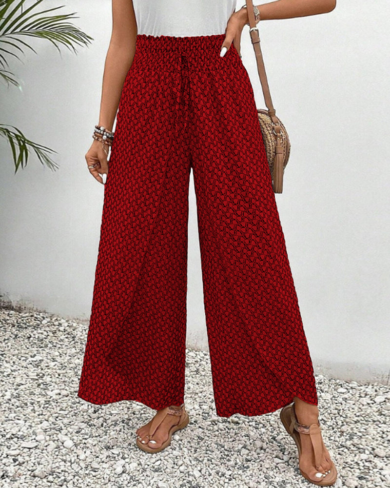Stilla | Damebukser med Geometrisk Print