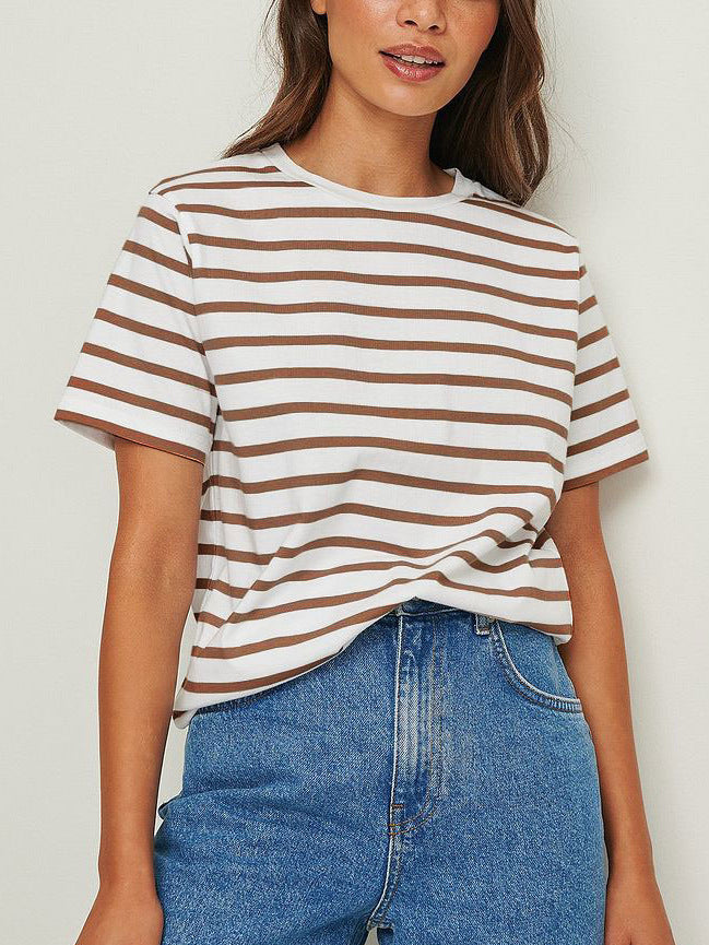 Stilla | Stribet T Shirt