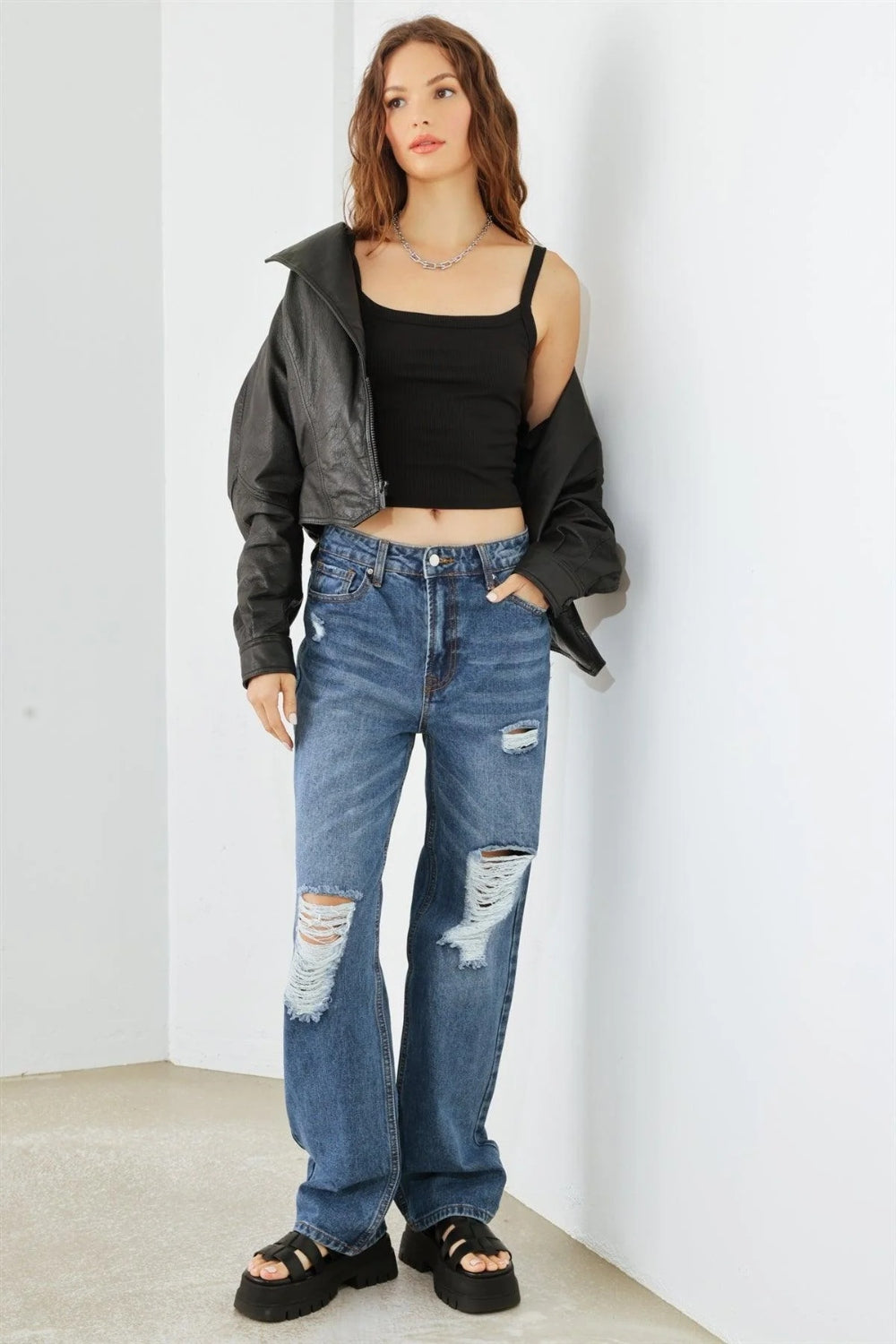 Stilla | KOLLEKTION Slidte Høj Talje Jeans