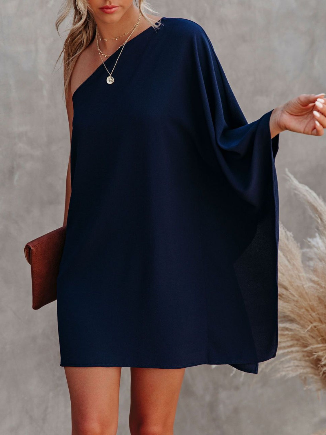 Stilla | Skulder Kimono Ærme Mini Kjole
