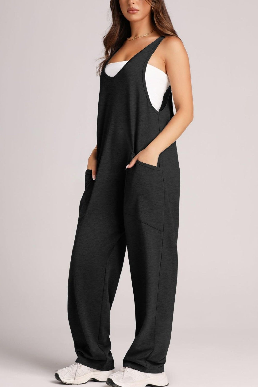 Stilla | Strop Jumpsuit Med Lommer
