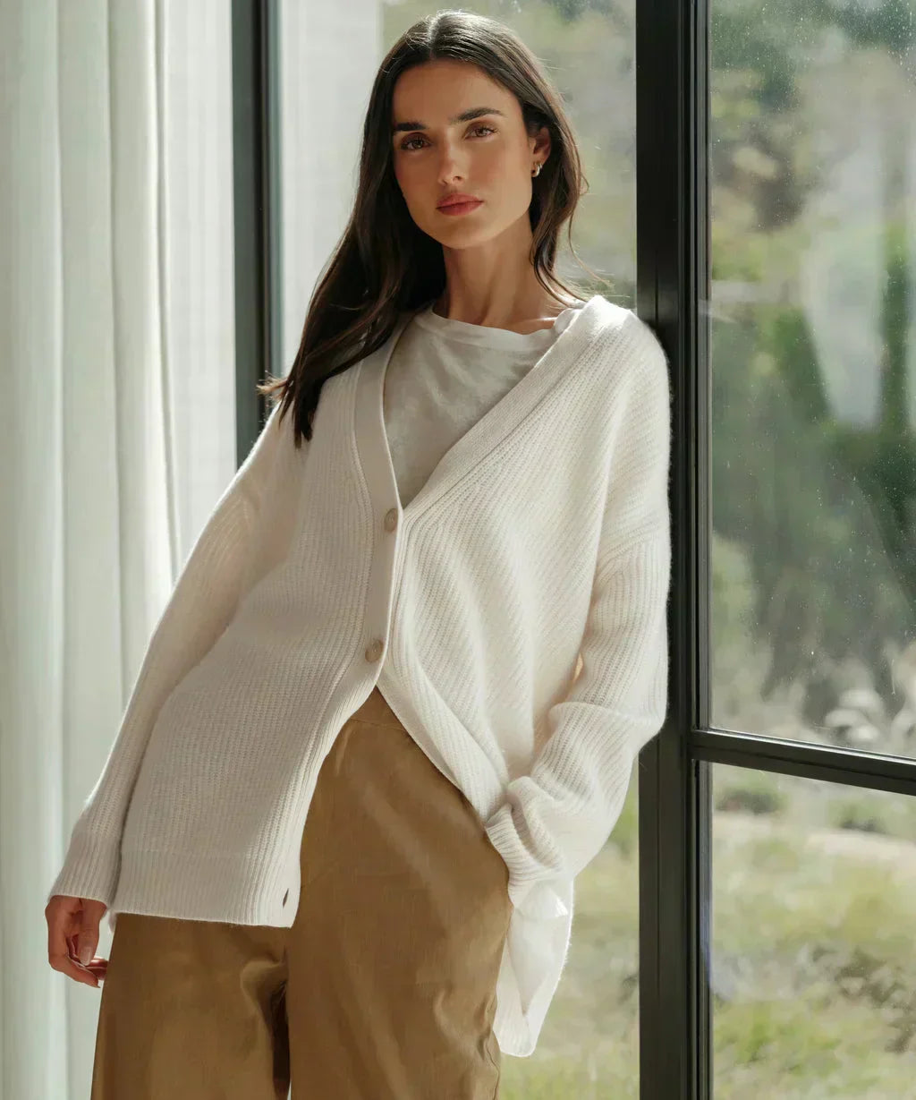 Stilla | Komfort Og Elegance Lang Cardigan