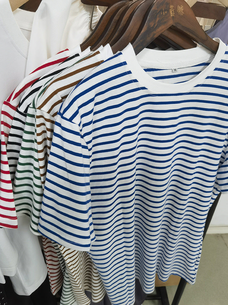 Stilla | Stribet T Shirt