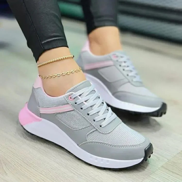 Stilla | Sko Front Snørebånd Wedge Sneakers