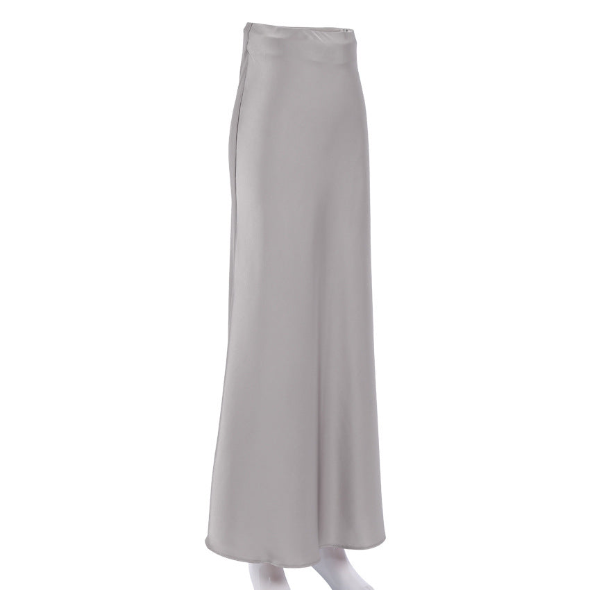 Stilla | elegant silke mermaid nederdel med høj talje