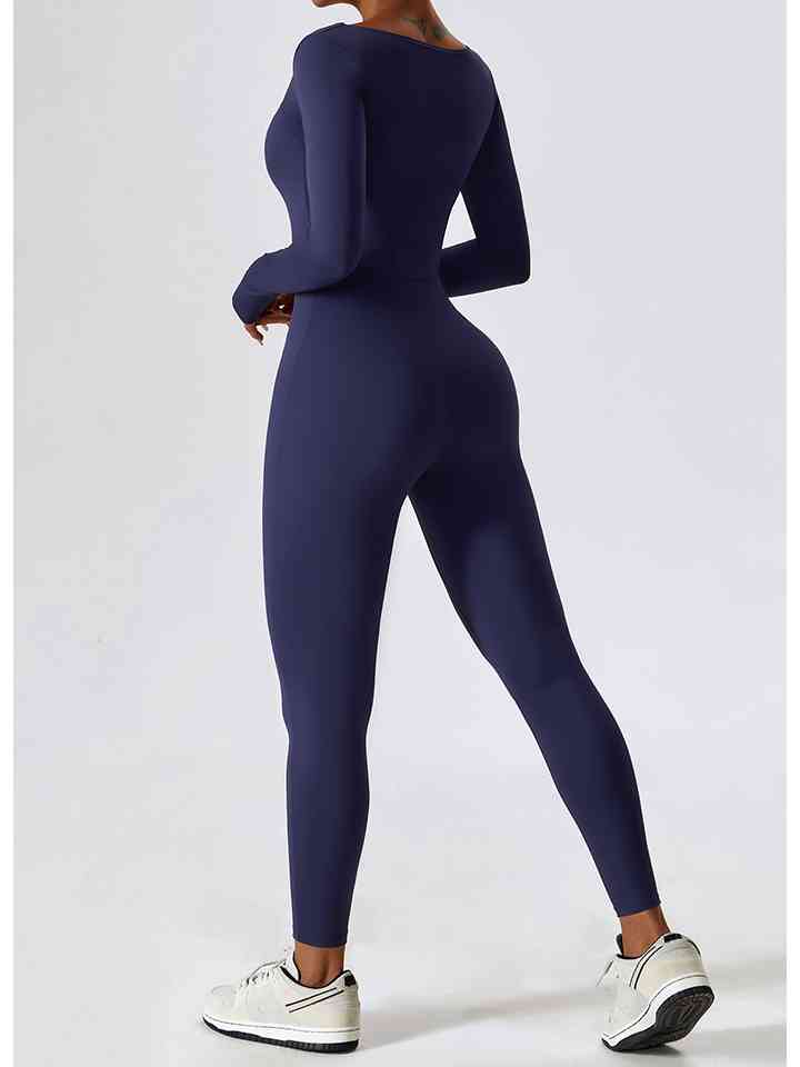 Stilla | Hals Lange Ærmer Sports Jumpsuit