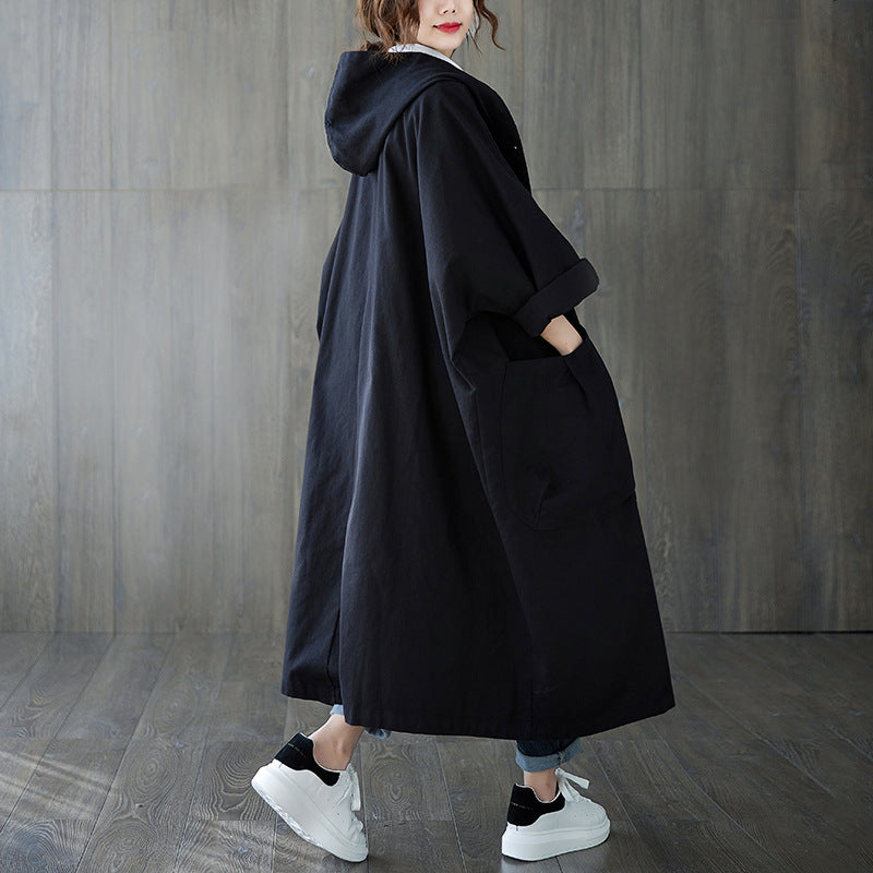 Stilla | Oversized Lanna Frakke Med Hætte