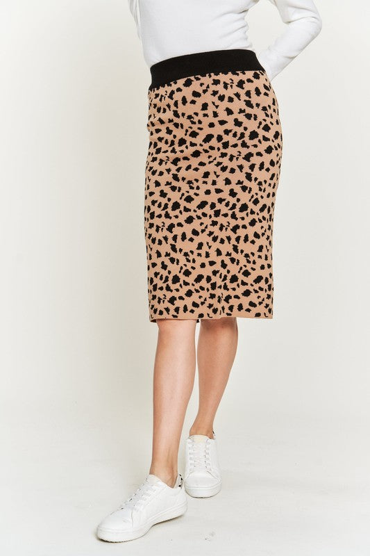 Stilla | Print Sweater Nederdele