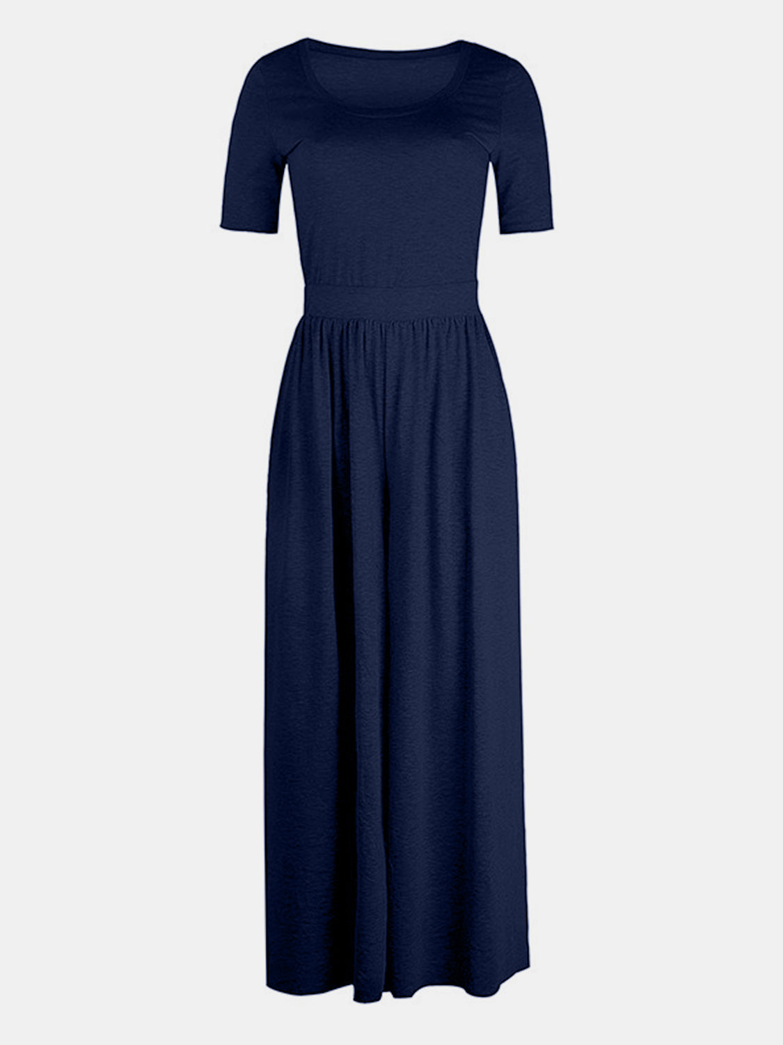 Stilla | Hals Korte Ærmer Jumpsuit