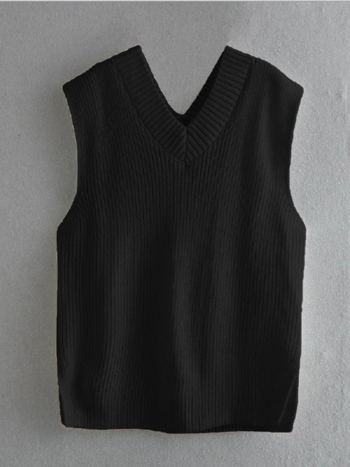 Stilla | V-hals ærmeløs sweater vest