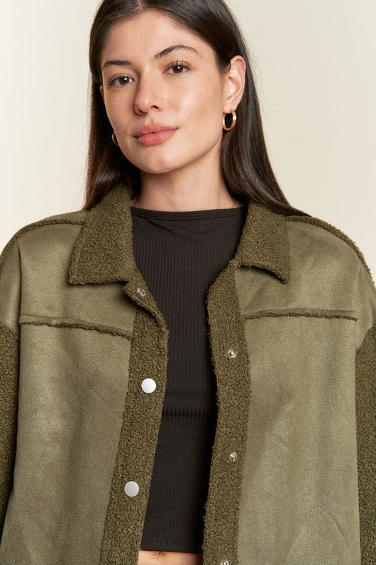 Stilla | Pels- Og Suede Jakke