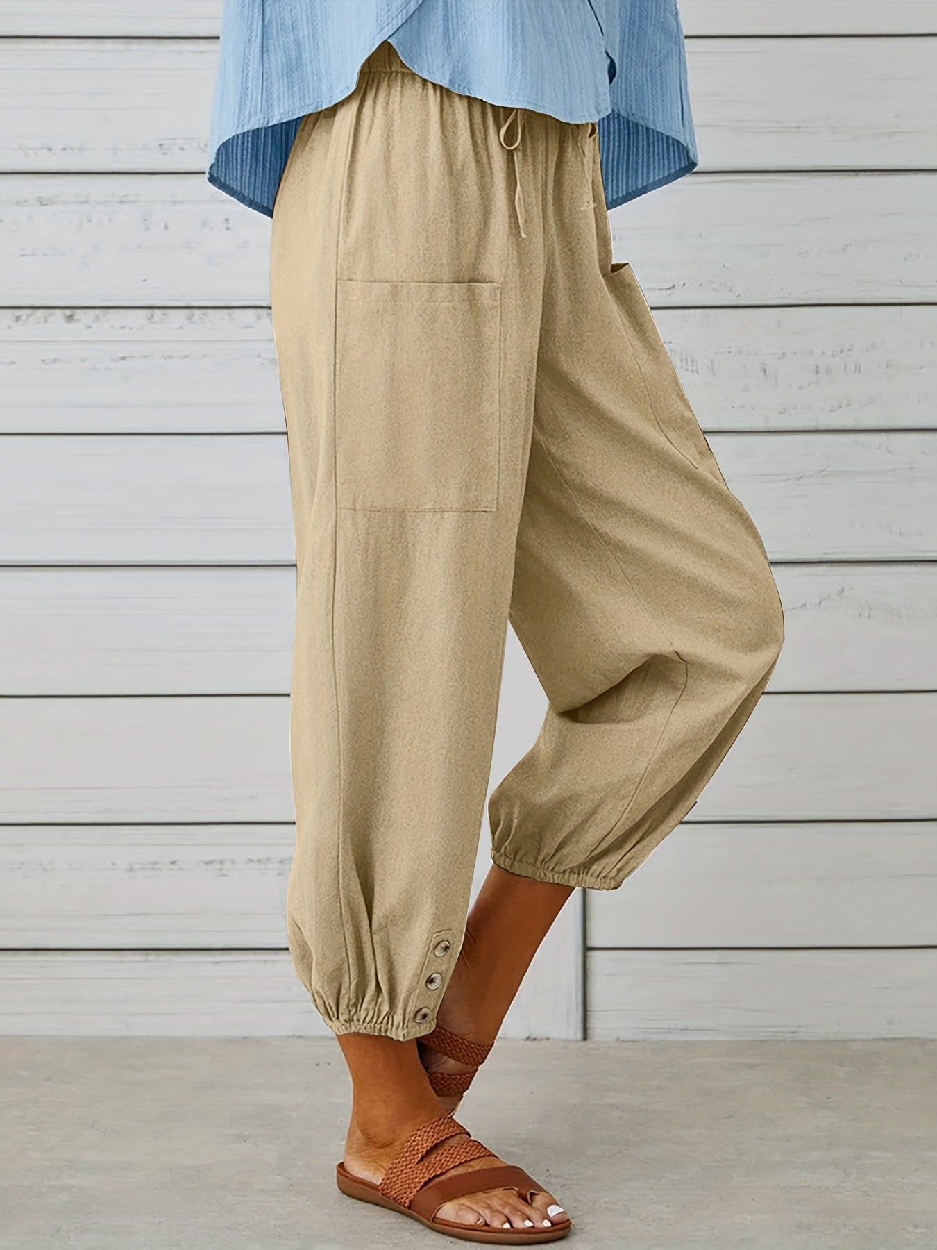 Stilla | Patched Crop Bukser Til Kvinder