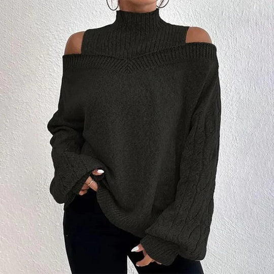 Stilla | Elegant Langærmet Off-Shoulder