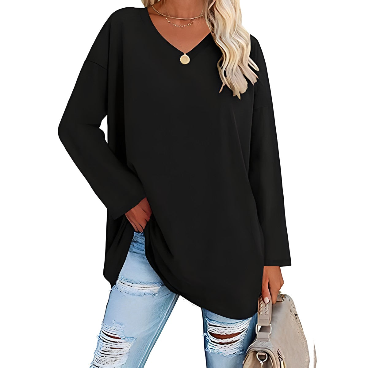 Stilla | Afslappet V-hals Sweater