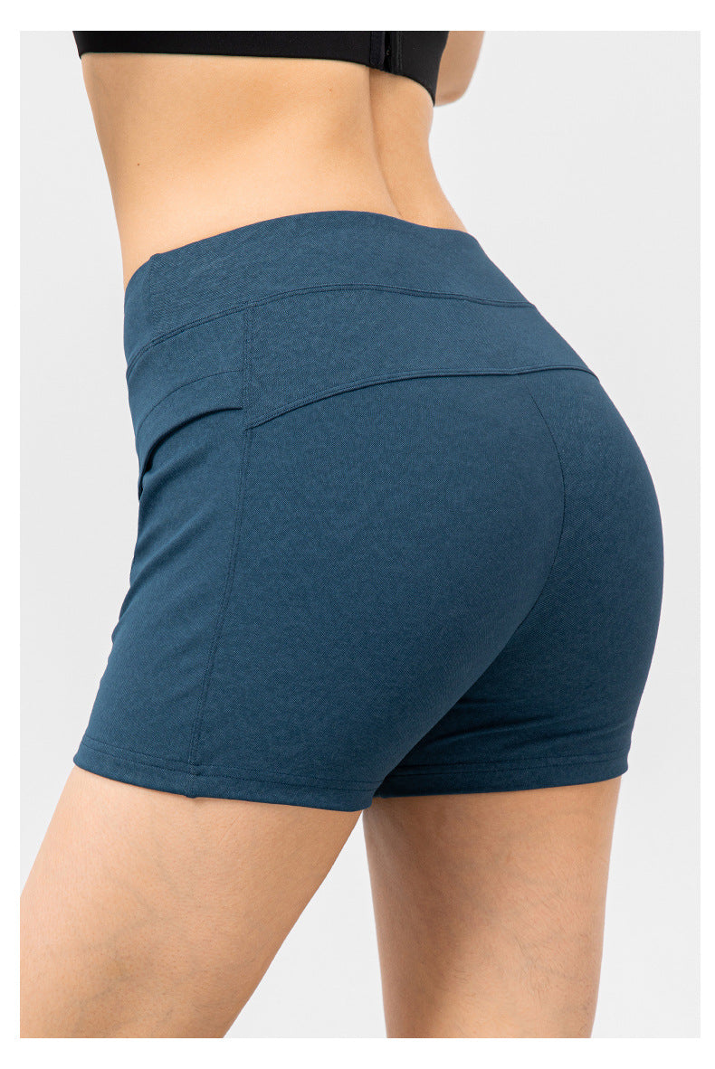 Stilla | Yoga Culottes Imitation Denim Tennis Skirt With Belted Pocket Tæt Fit, Falsk to Delt Design