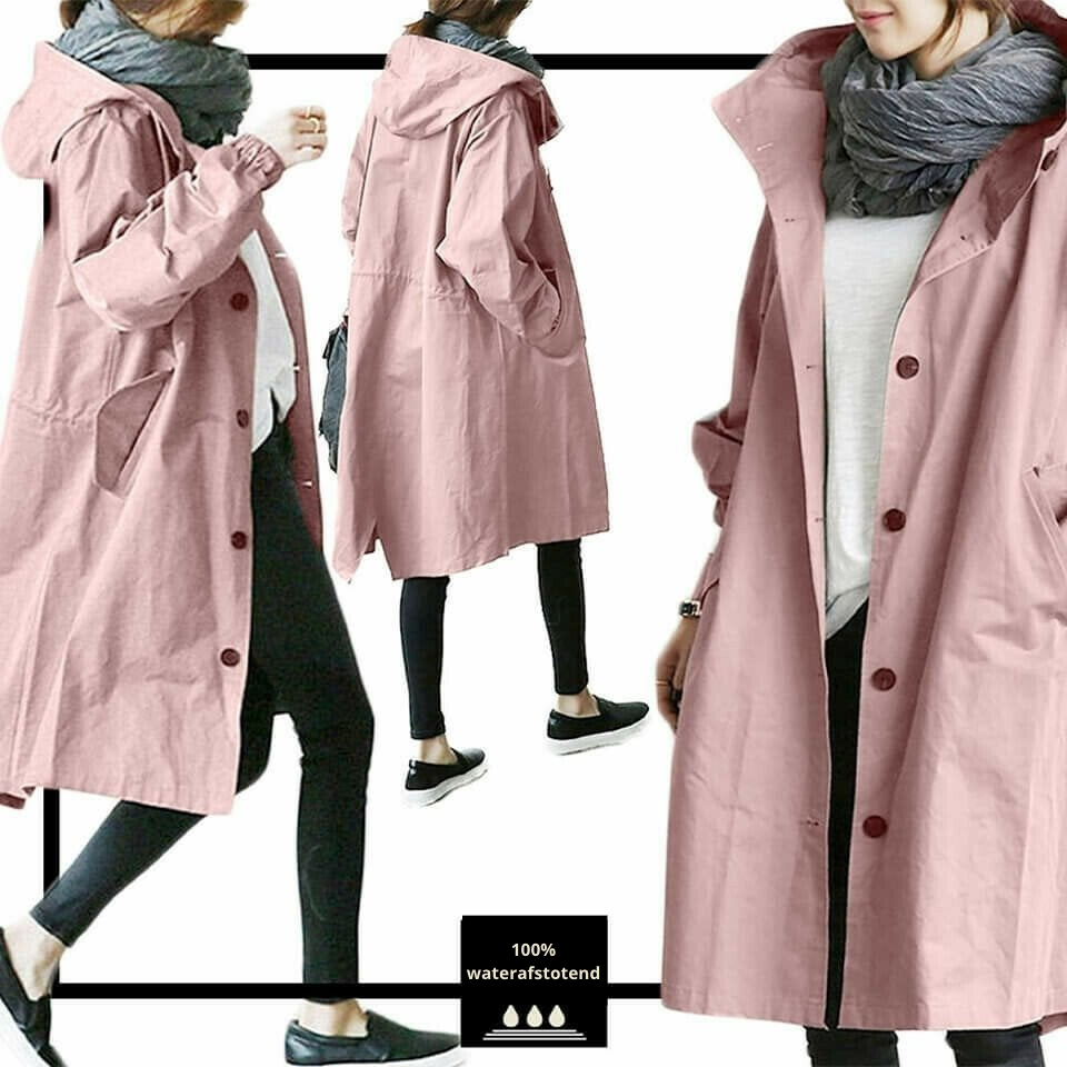 Stilla | the Wind Jacket Med Knapper Og Hætte.