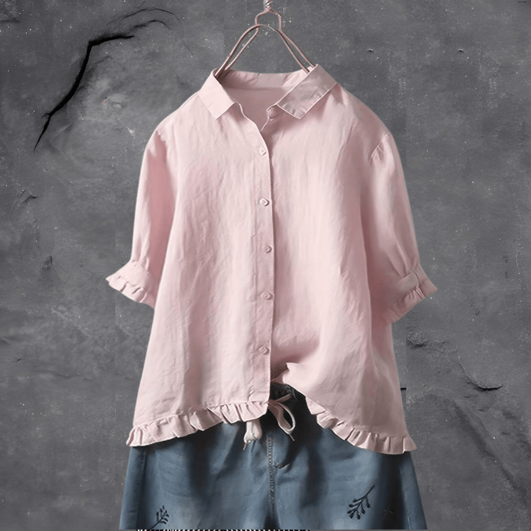 Stilla | Elegant og Chik Button-Down Bluse til Kvinder