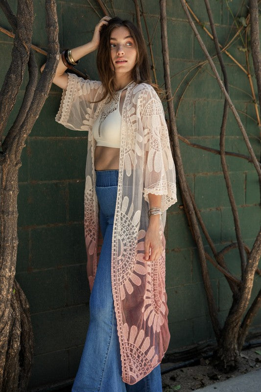 Stilla | Bohemisk Blonde Kimono