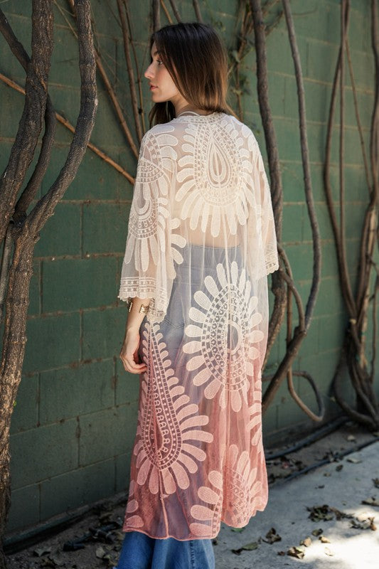 Stilla | Bohemisk Blonde Kimono