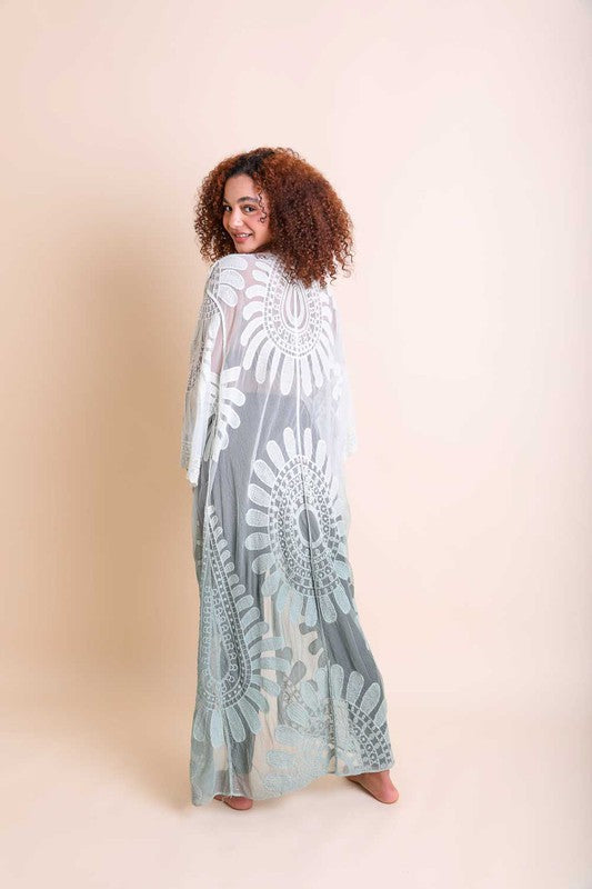 Stilla | Bohemisk Blonde Kimono