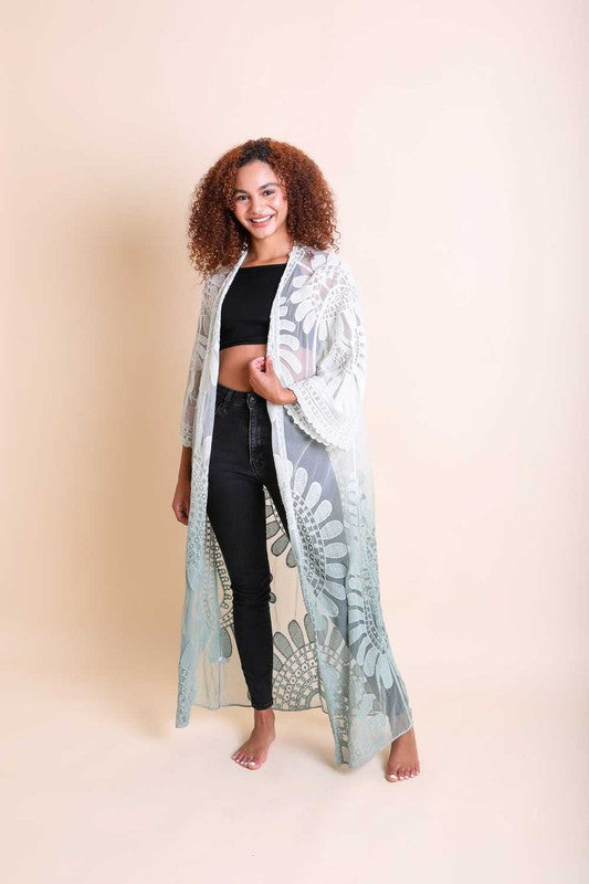 Stilla | Bohemisk Blonde Kimono