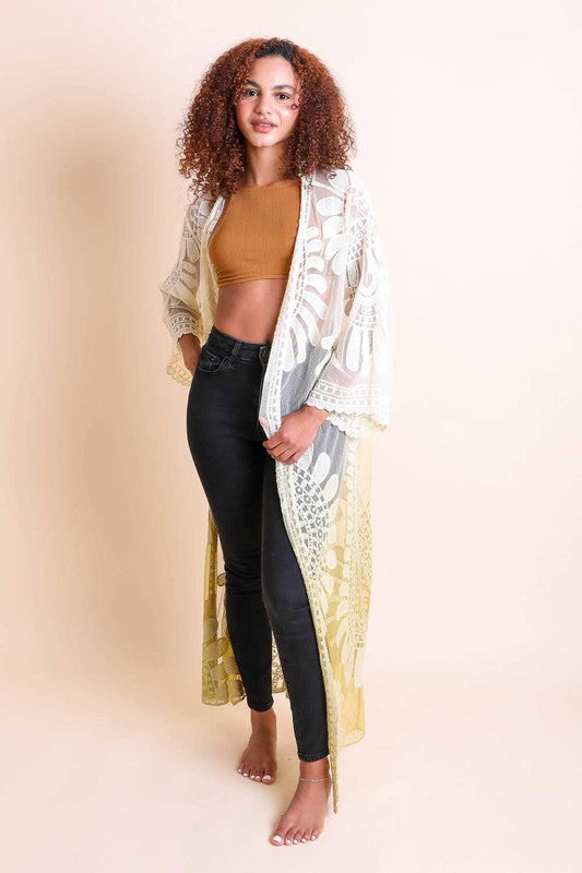 Stilla | Bohemisk Blonde Kimono
