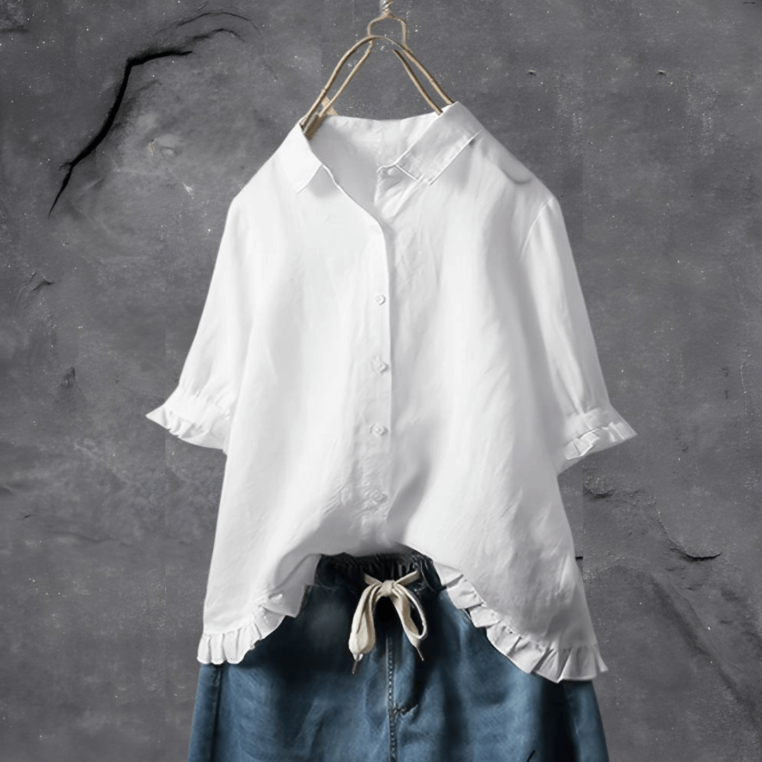 Stilla | Elegant og Chik Button-Down Bluse til Kvinder