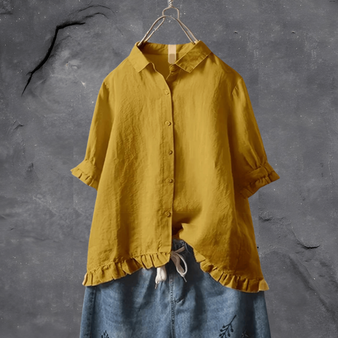 Stilla | Elegant og Chik Button-Down Bluse til Kvinder