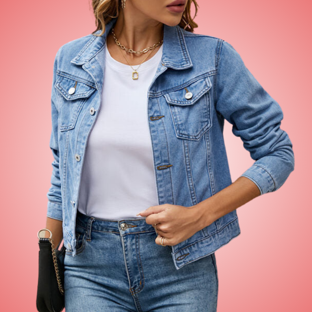 Stilla | Félicité kort denimjakke