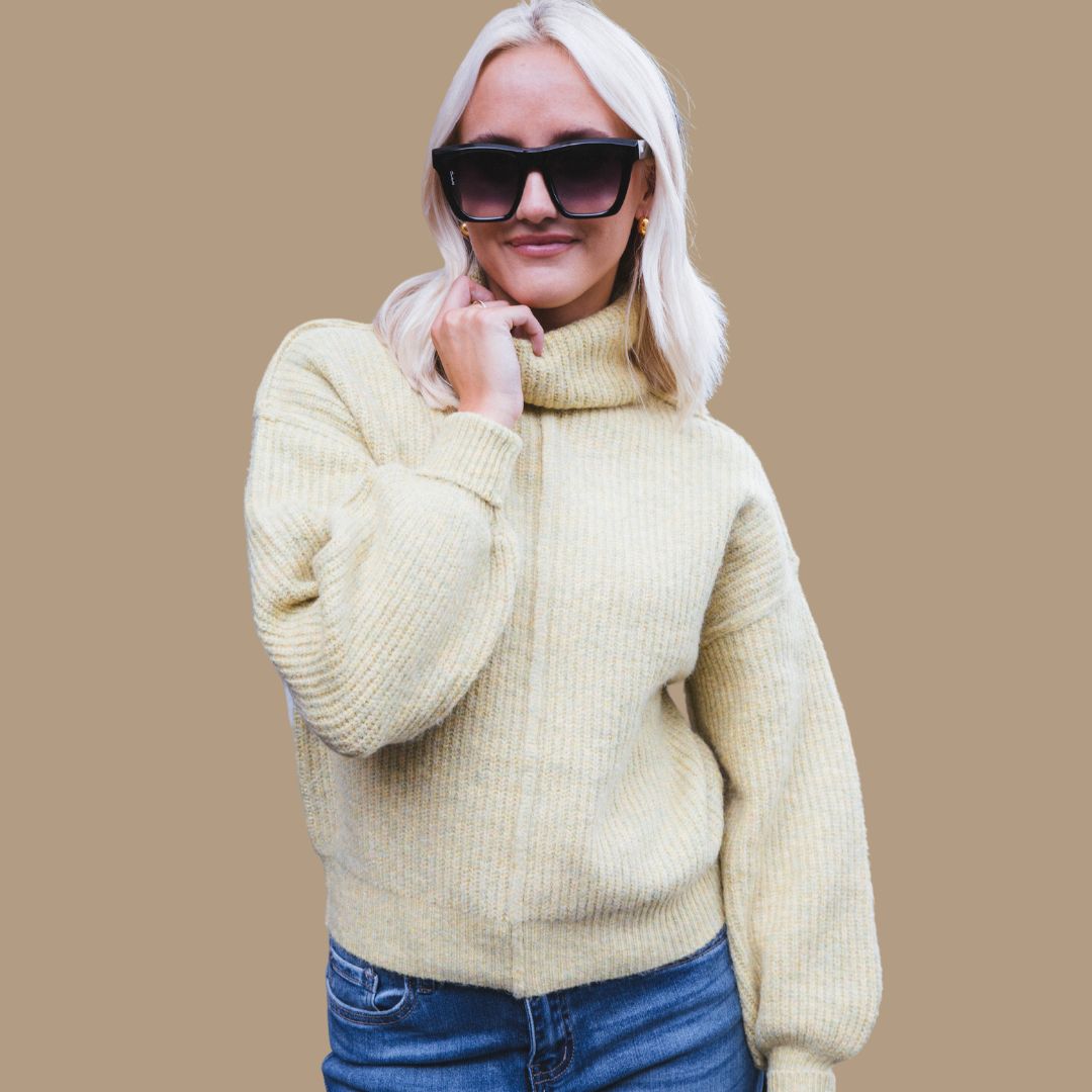 Stilla | Klassisk Rullekrave sweater i strik til damer