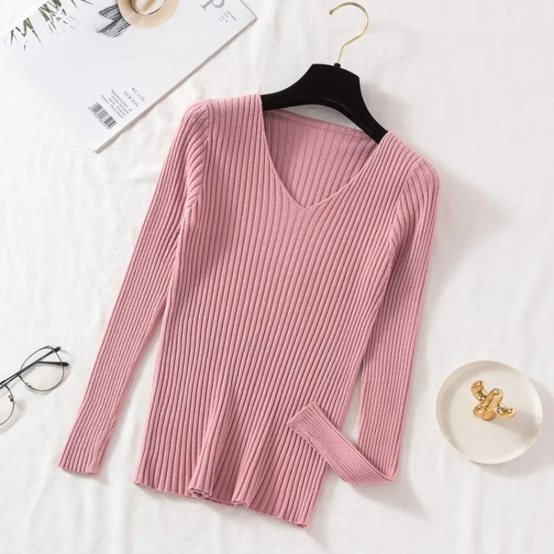 Stilla | Trøje Slim Fit V Hals Sweater
