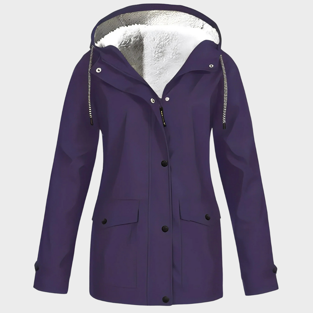 Stilla | Fleece Fôret Regnjakke