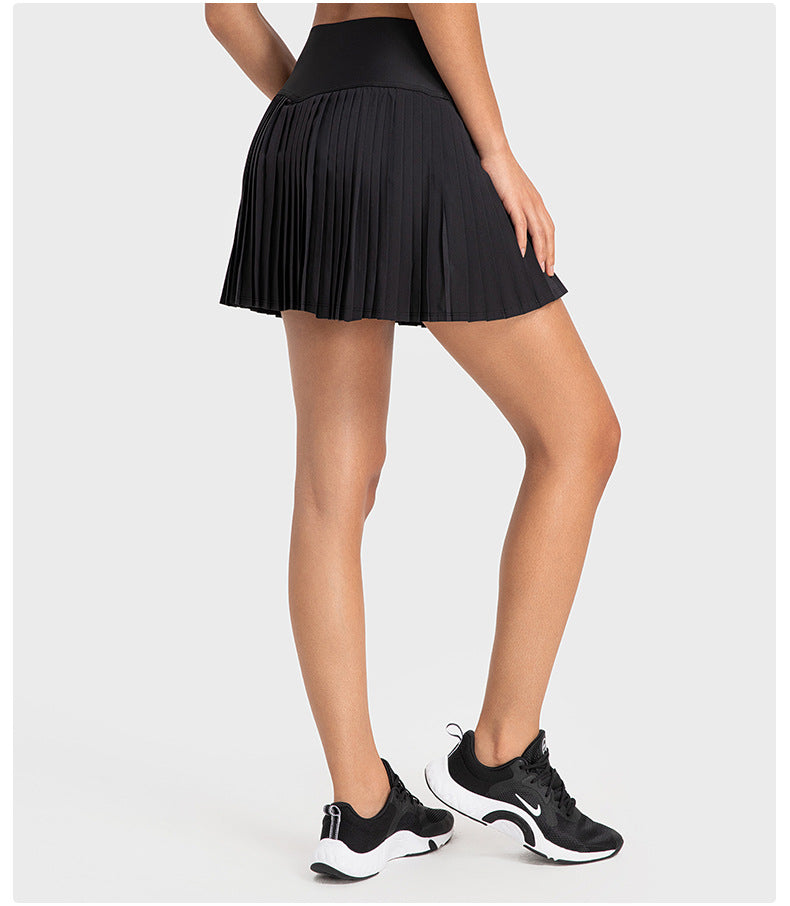 Stilla | Cooled Plisseret Tennis Skort Indbyggede Shorts, Hurtig Tør & Behagelig
