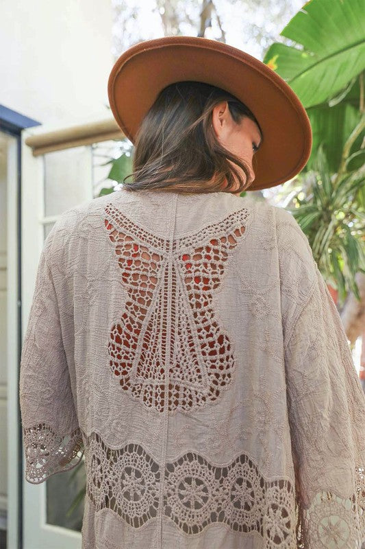 Stilla | Åben Lappe Langline Kimono