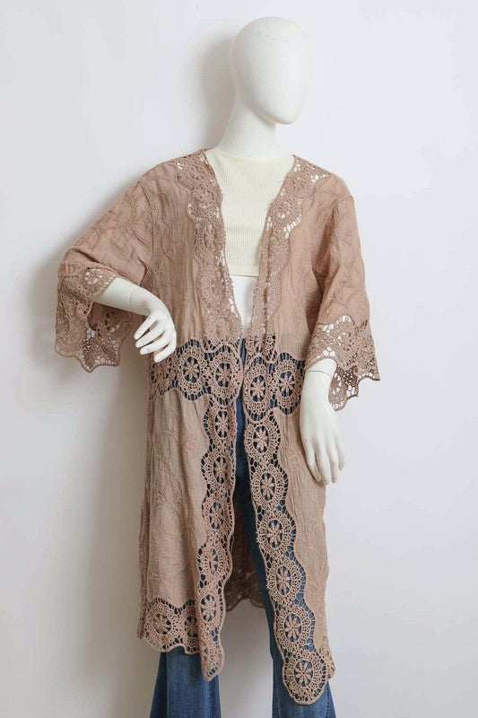 Stilla | Åben Lappe Langline Kimono
