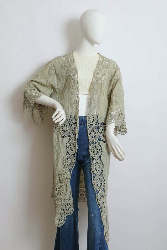 Stilla | Åben Lappe Langline Kimono