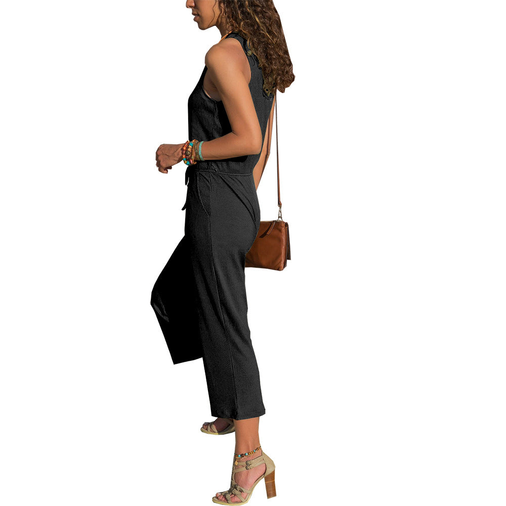 Dame Casual Jumpsuit med tætsiddende silhuet Stilla