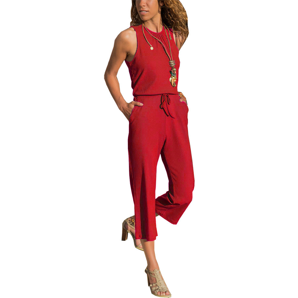 Dame Casual Jumpsuit med tætsiddende silhuet Stilla
