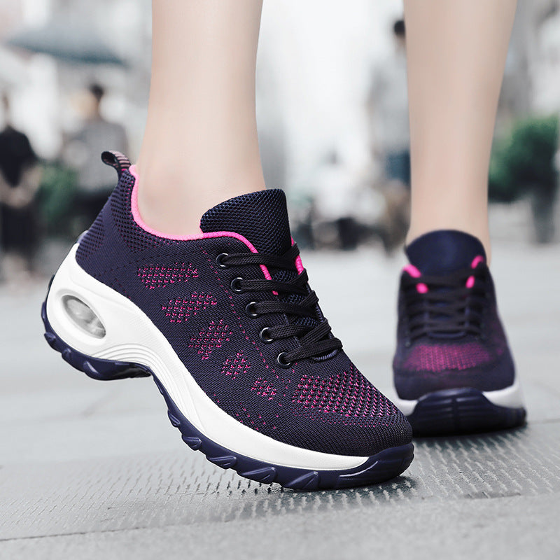 Dame Let Ventileret Komfort Sneakers Stilla