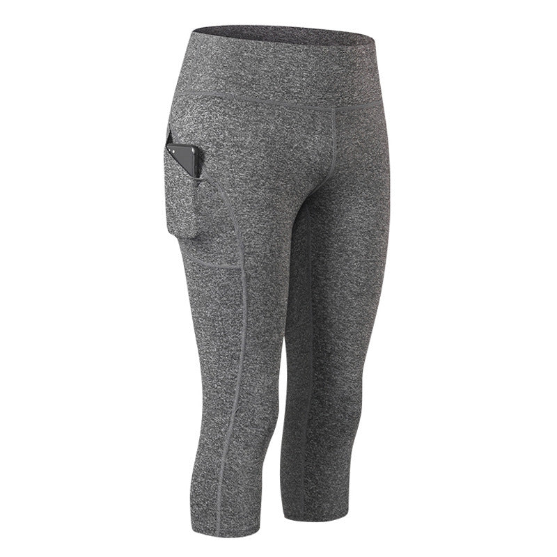 Dame Kvalitets Sport-Leggings med praktiske sidelommer og fleksibel talje Stilla