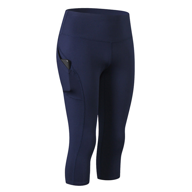 Dame Kvalitets Sport-Leggings med praktiske sidelommer og fleksibel talje Stilla