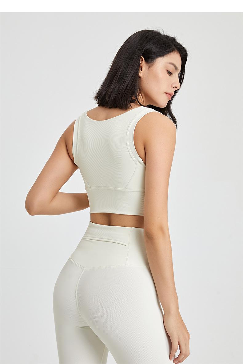 Stilla | Strength Nude Feel Yoga Bra Beauty Back Push up Fitness Vest Til Kvinder