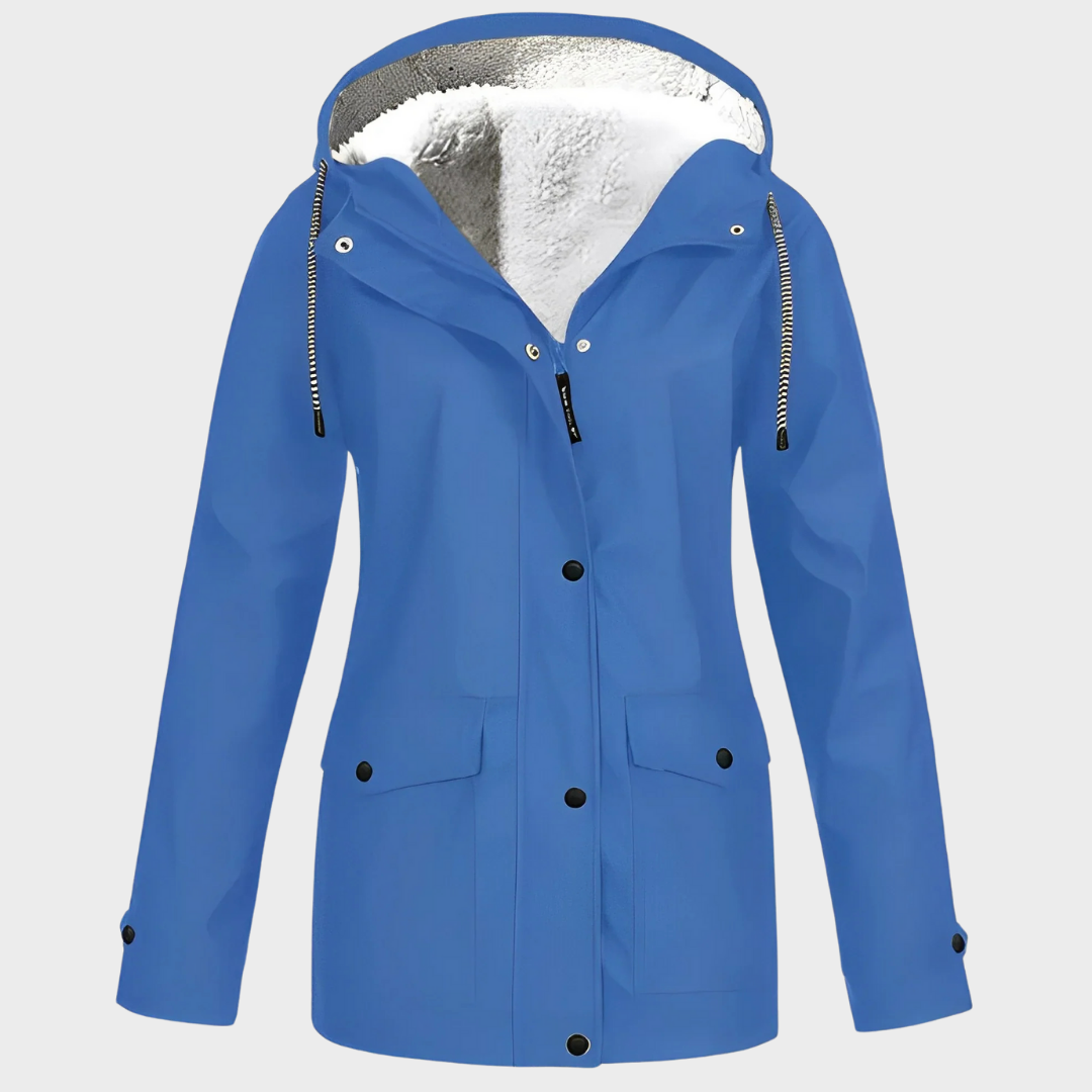 Stilla | Fleece Fôret Regnjakke