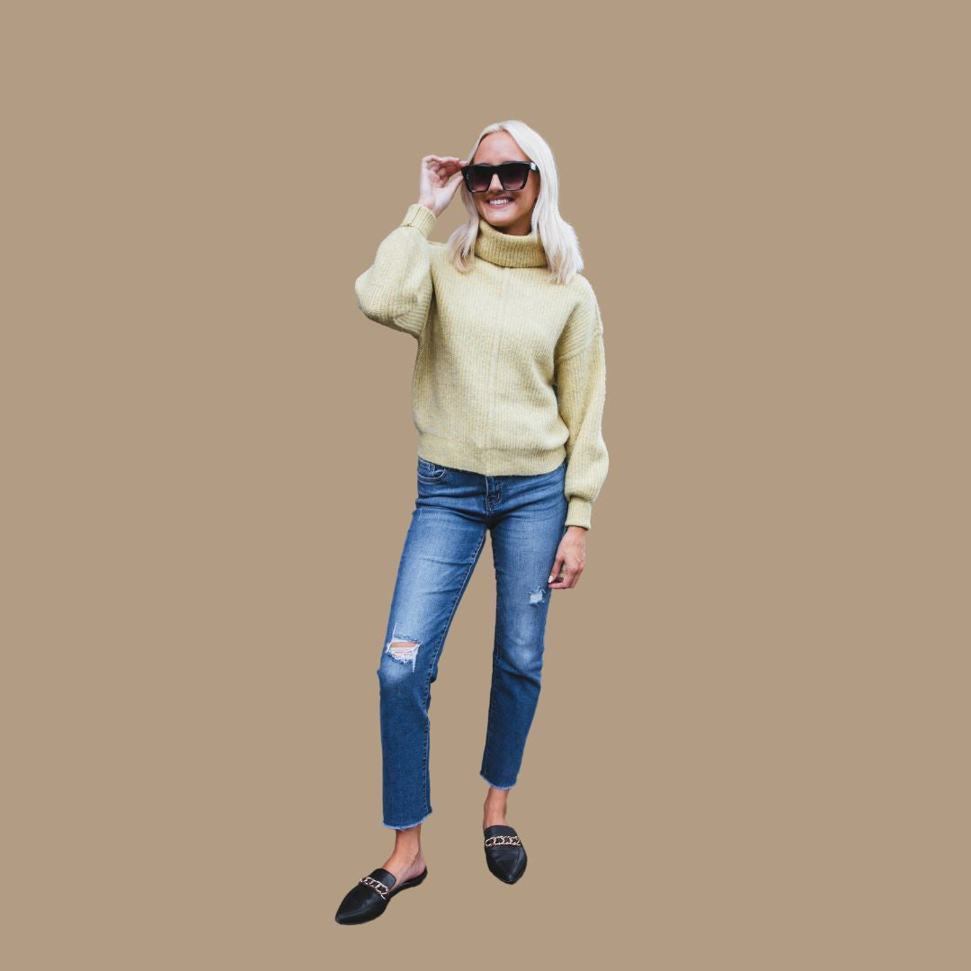 Stilla | Klassisk Rullekrave sweater i strik til damer