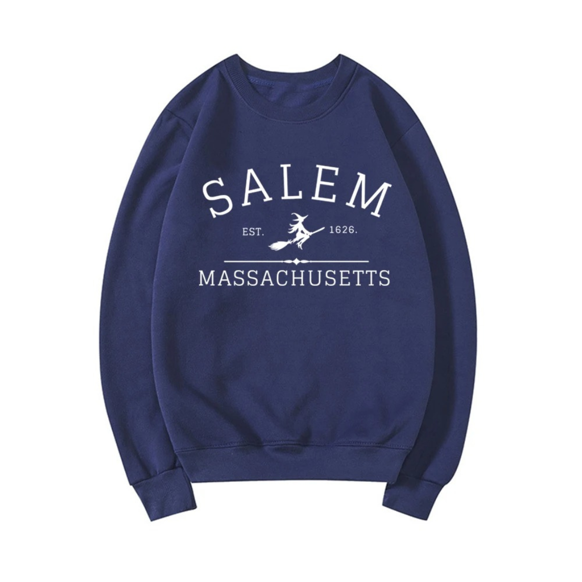 Stilla | Lækkert Sweatshirt Med Et Design Fra Salem Massachusetts