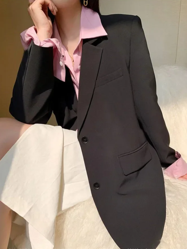 Stilla | Slim Fit Lang Blazer til Kvinder