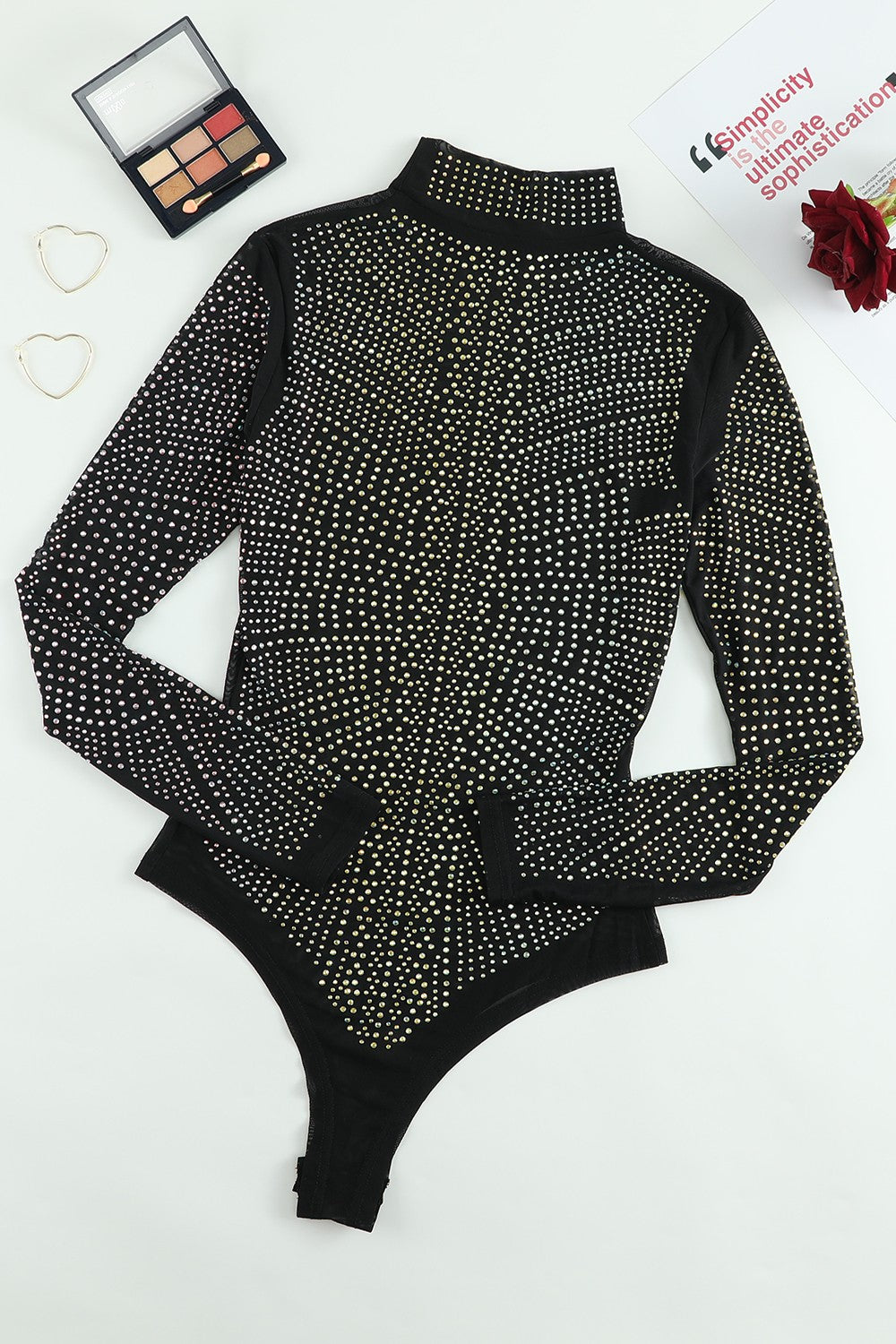 Stilla | Mock Neck Langærmet Bodysuit