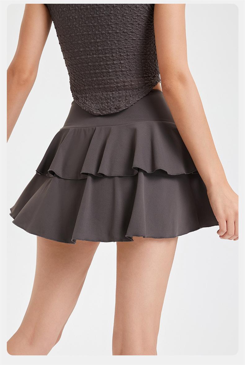 Stilla | Waist a Line Skort Hurtig Tørrende, Komfortabel & Flatterende (badminton, Tennis, Yoga)